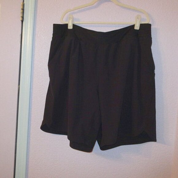 Lands End 9" Quick Dry Board Shorts Size 22W Swim Pocket Lined High Waist Modest - Picture 2 of 9